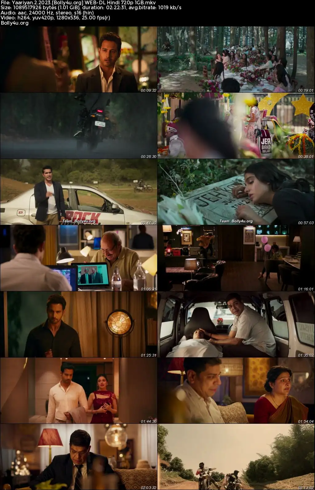 Yaariyan 2 2023 WEB-DL Hindi Full Movie Download 1080p  720p  480p