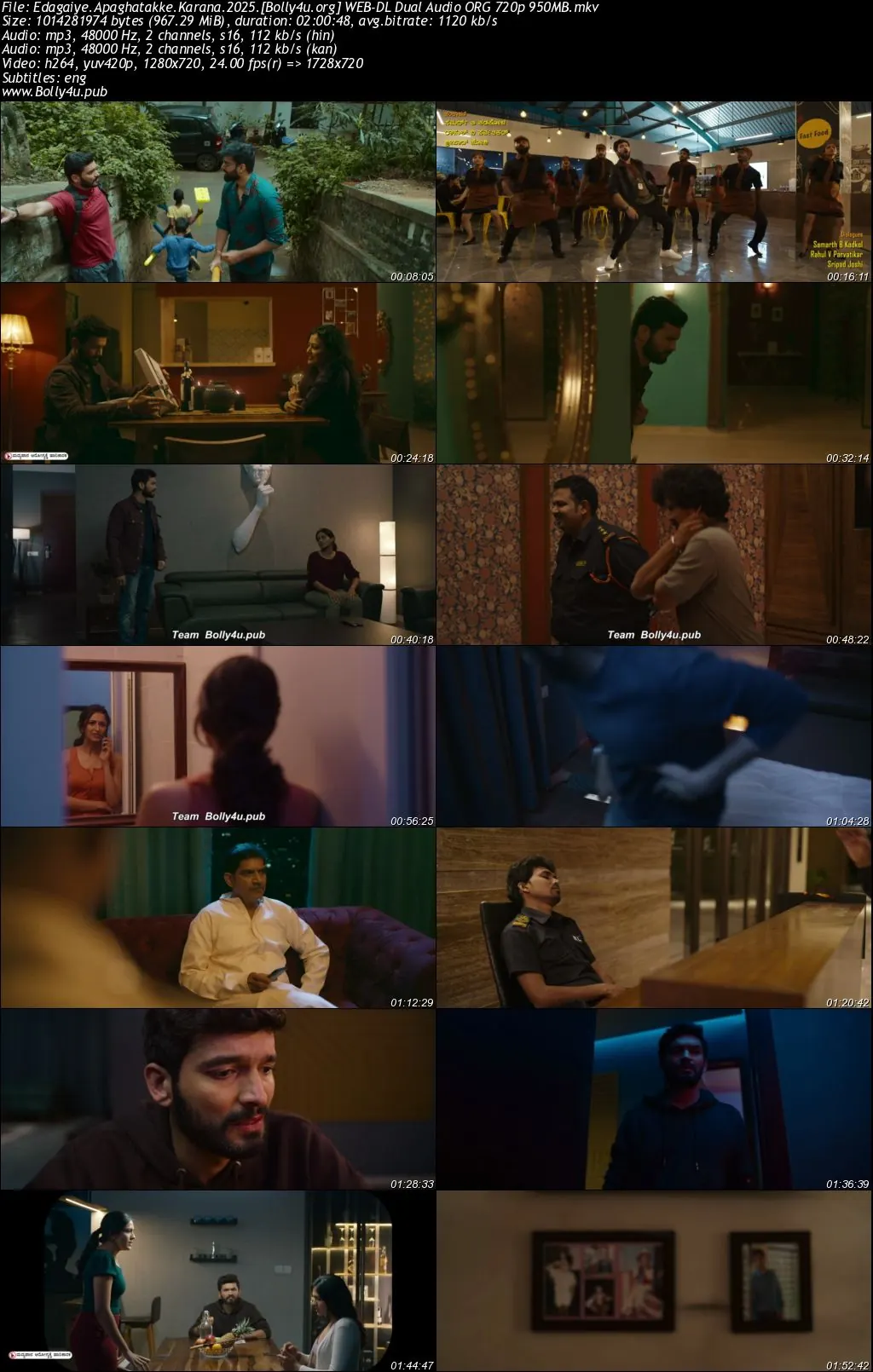 Edagaiye Apaghatakke Karana 2025 WEB-DL UNCUT Hindi Dual Audio ORG Full Movie Download 1080p  720p  480p