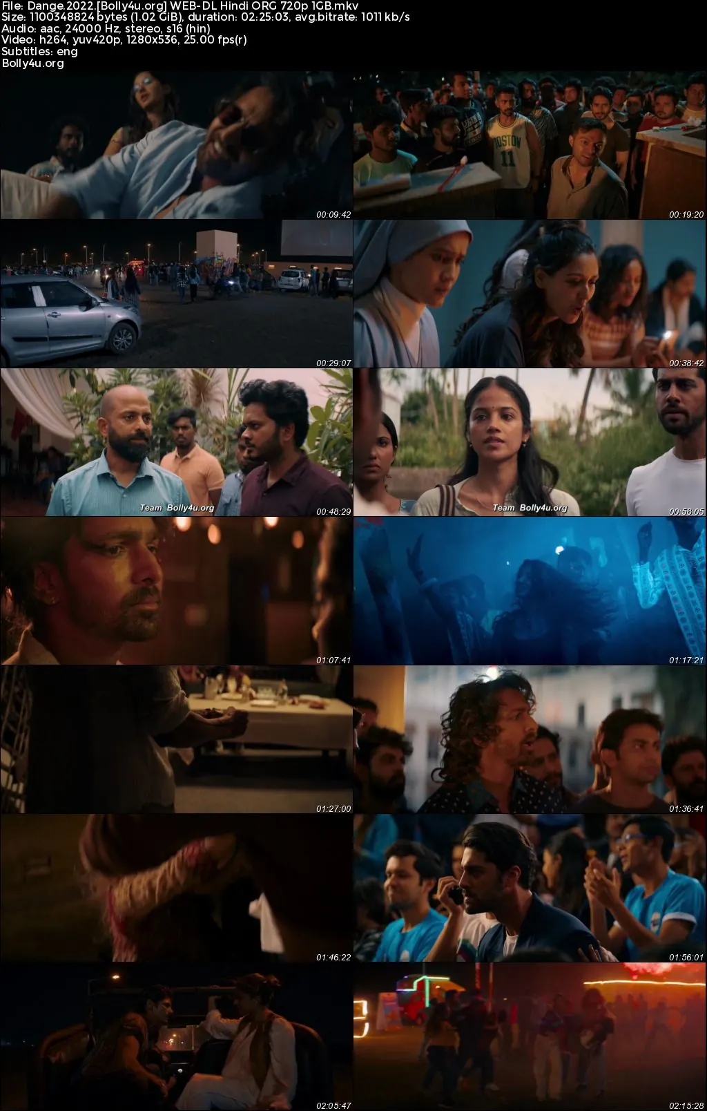 Dange 2022 WEB-DL Hindi ORG Full Movie Download 1080p  720p  480p
