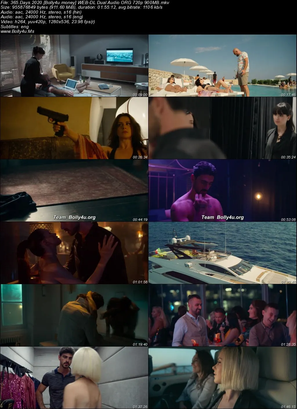 365 Days 2020 WEB-DL Hindi Dual Audio ORG Full Movie Download 1080p  720p  480p