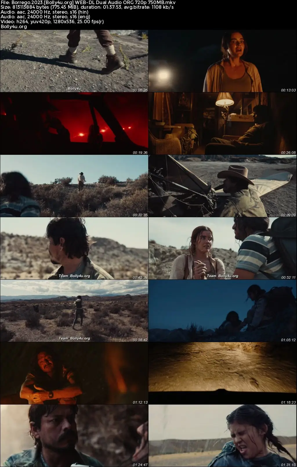 Borrego 2023 WEB-DL Hindi Dual Audio ORG Full Movie Download 1080p  720p  480p