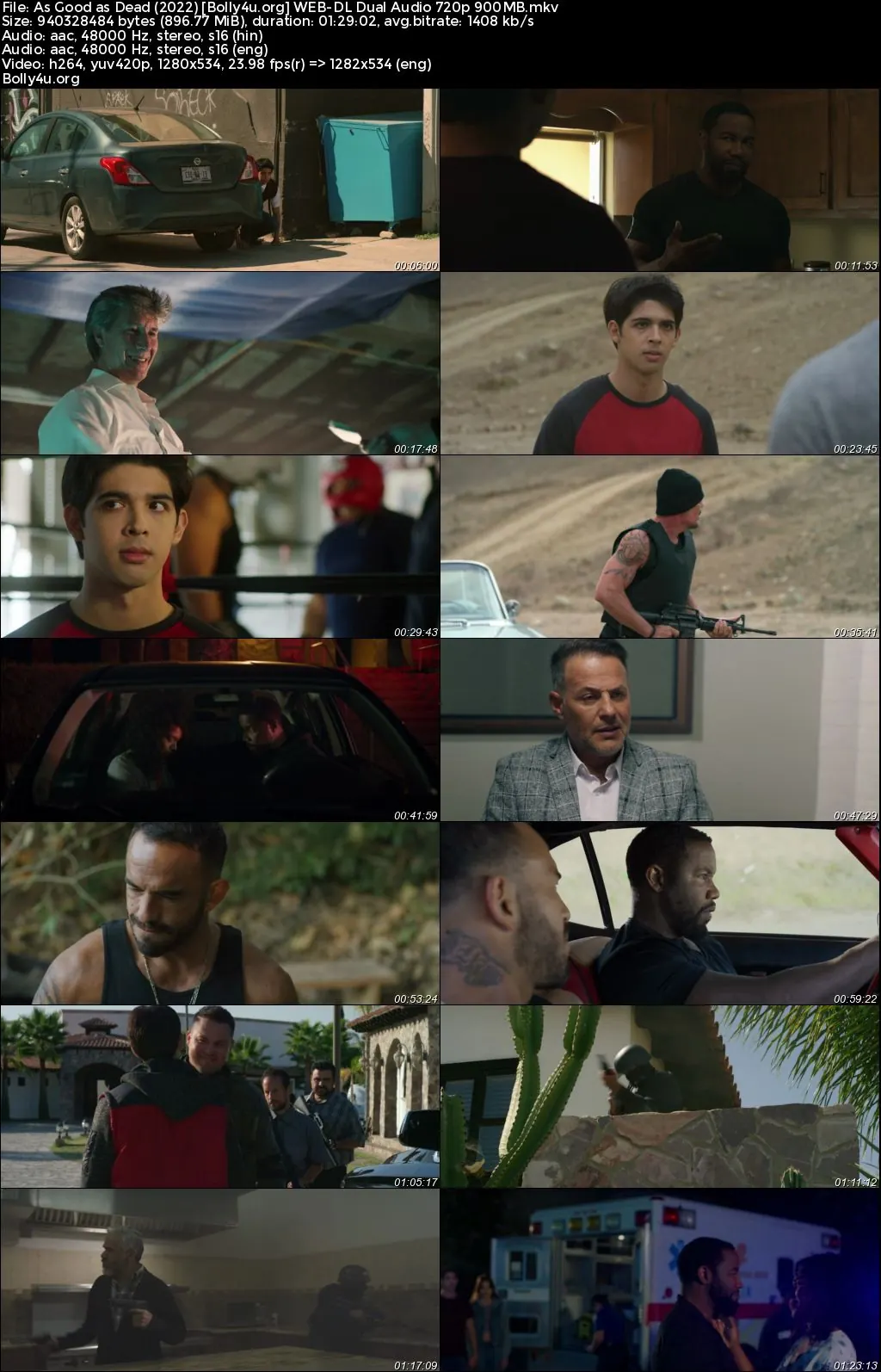 As Good as Dead 2022 WEB-DL Hindi Dual Audio Full Movie Download 720p  480p