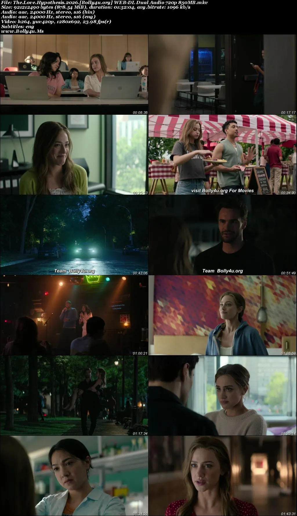 The Love Hypothesis 2026 WEB-DL Hindi Dual Audio ORG Full Movie Download 1080p  720p  480p