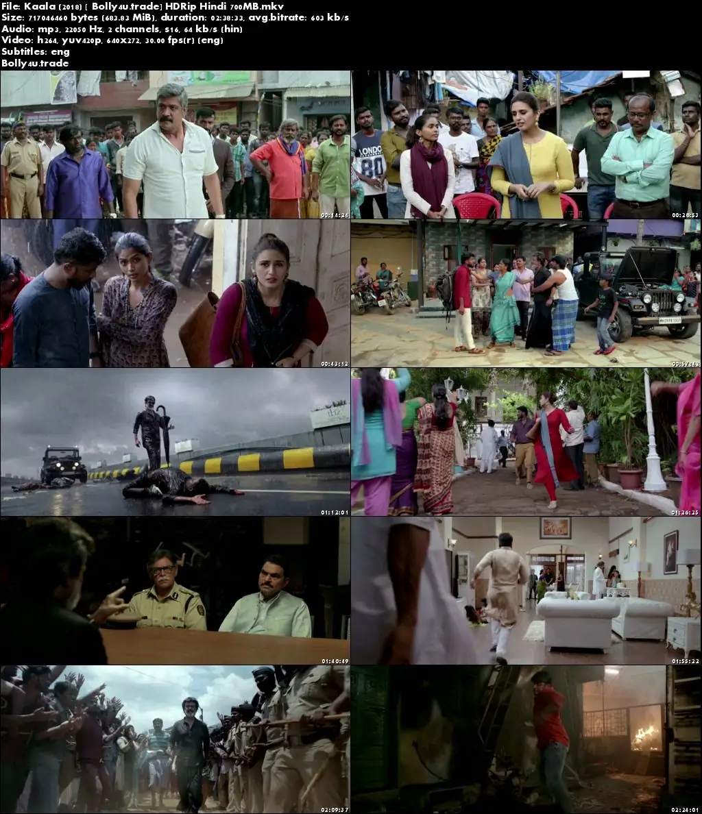 Kaala 2018 HDRip 700MB Full Hindi Movie Download Hd x264