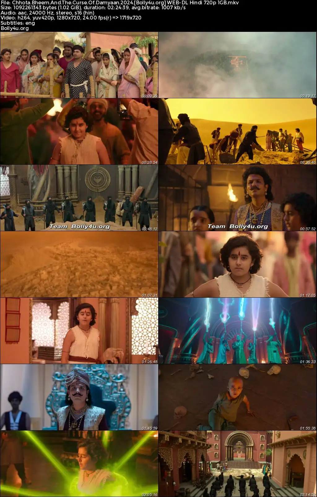 Chhota Bheem and The Curse of Damyaan 2024 WEB-DL Hindi Full Movie Download 1080p  720p  480p