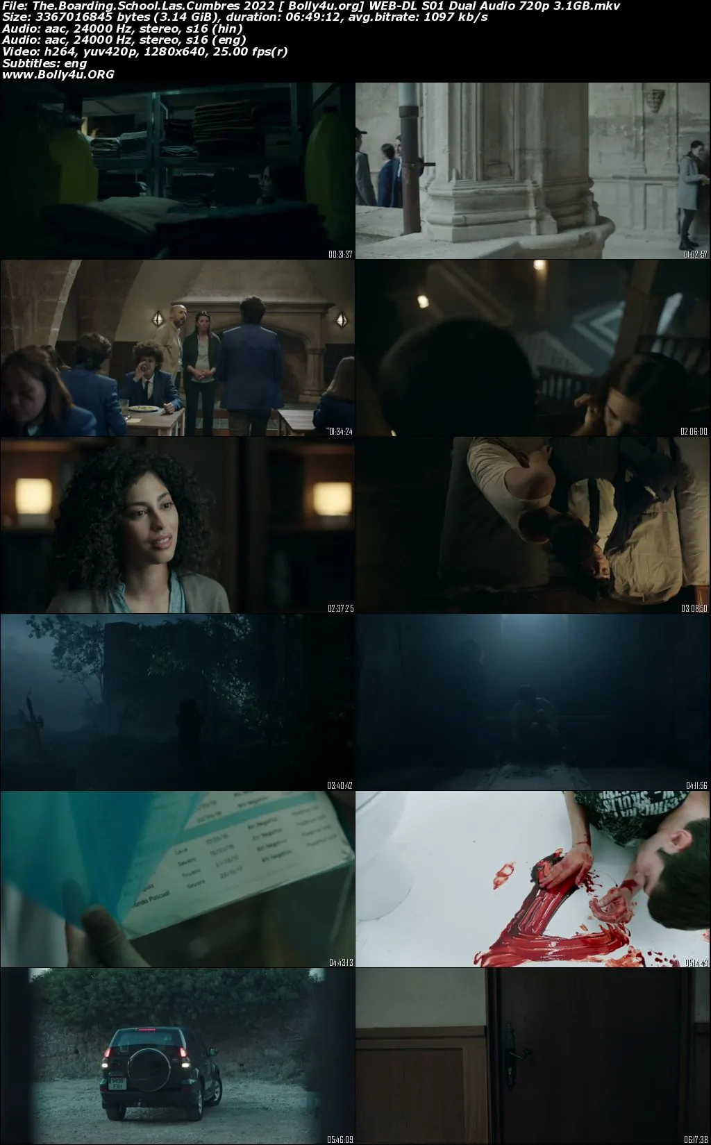 The Boarding School Las Cumbres 2022 WEB-DL Hindi Dual Audio S01 Download 720p  480p