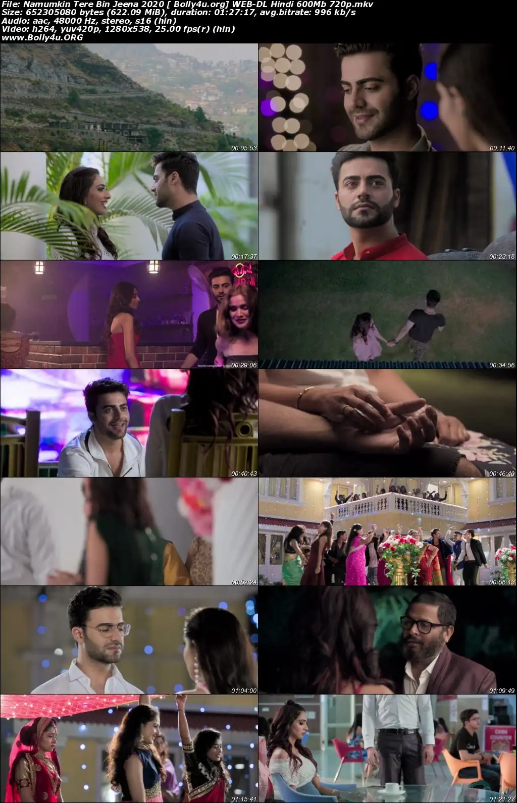 Namumkin Tere Bin Jeena 2020 WEB-DL 600Mb Hindi 720p Download