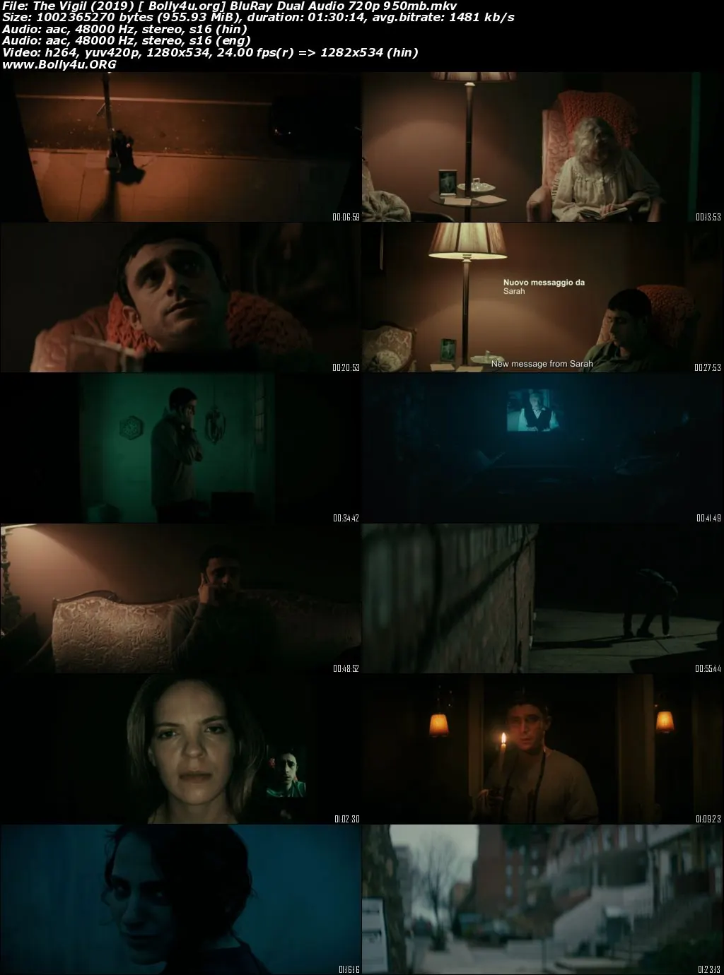 The Vigil 2019 BluRay 300Mb Hindi Dual Audio ORG 480p Download