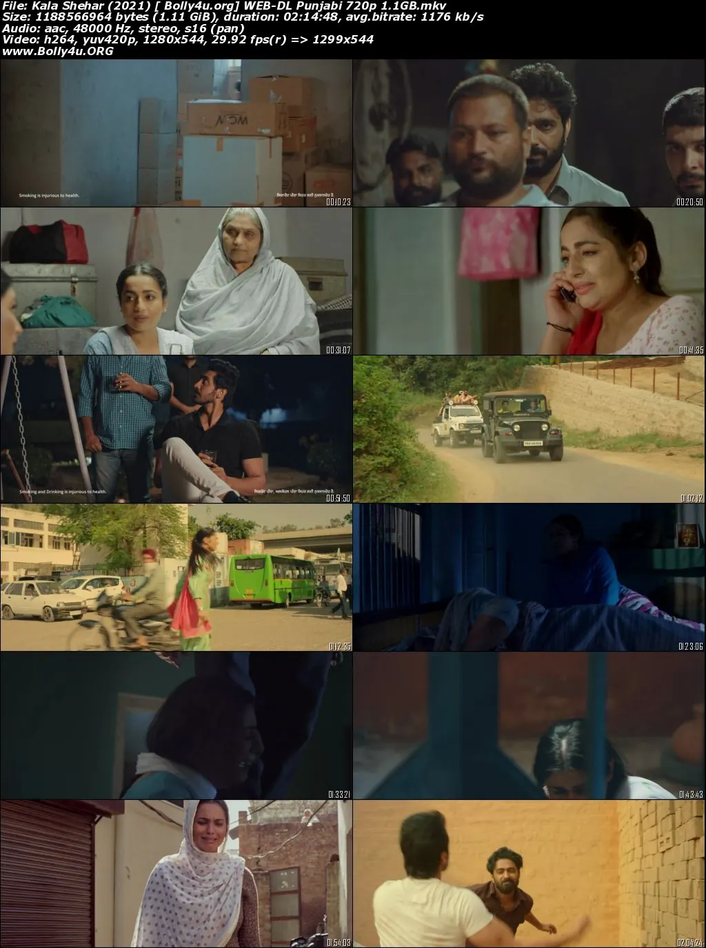 Kala Shehar 2021 WEB-DL 400MB Punjabi Movie Download 480p