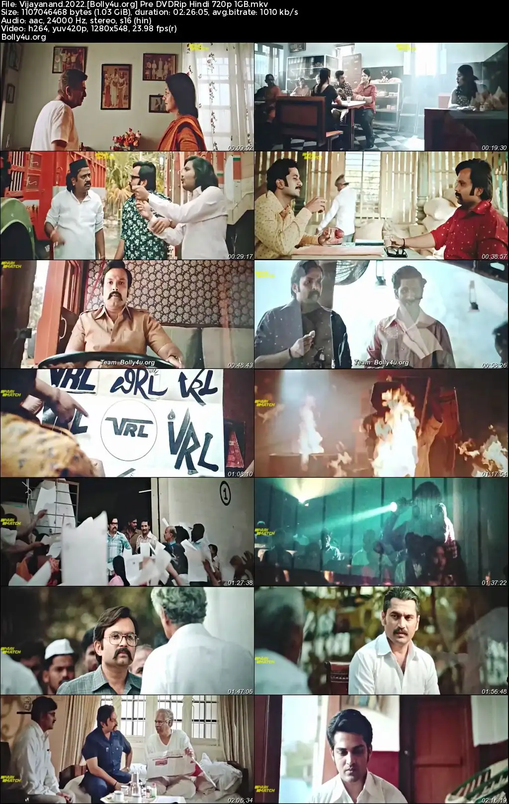 Vijayanand 2022 Pre DVDRip Hindi HQ Dubbed Full Movie Download 1080p  720p  480p