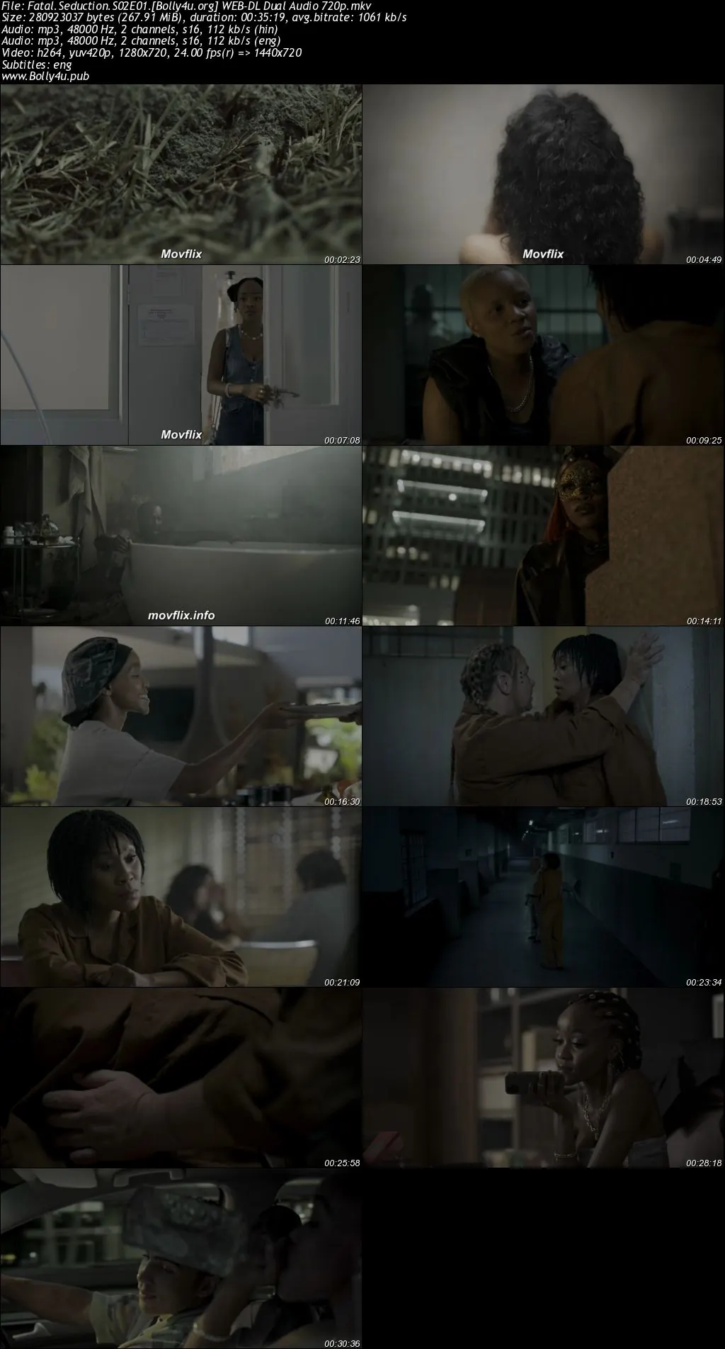 Fatal Seduction 2025 WEB-DL Hindi Dual Audio ORG S02 Complete Download 720p  480p