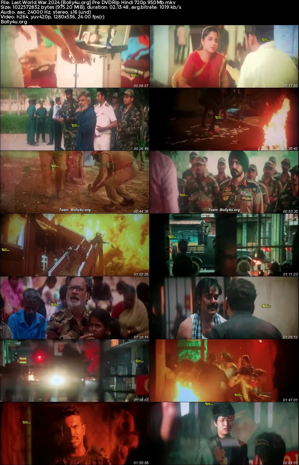 Last World War 2024 Pre DVDRip Hindi Full Movie Download 1080p  720p  480p