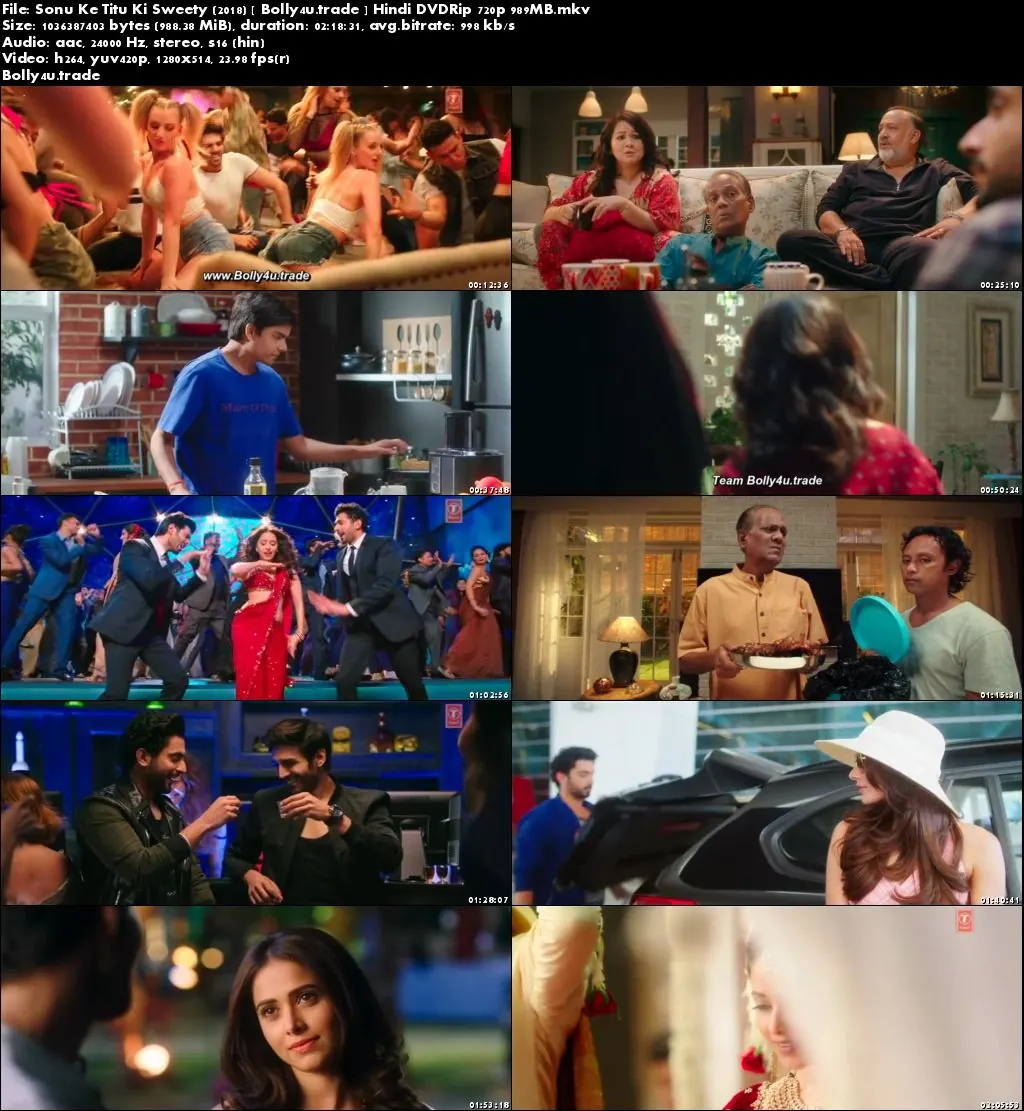 Sonu Ke Titu Ki Sweety 2018 DVDRip 950Mb Full Hindi Movie Download 720p