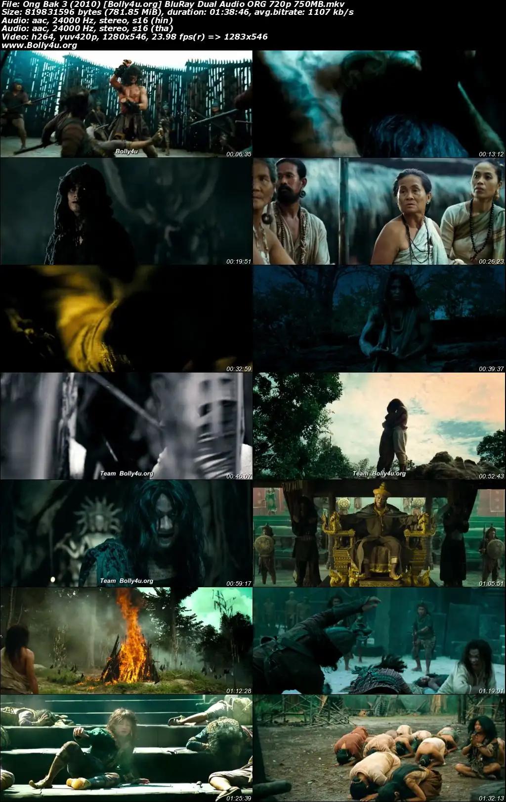 Ong Bak 3 2010 BluRay Hindi Dual Audio ORG Full Movie Download 1080p  720p  480p