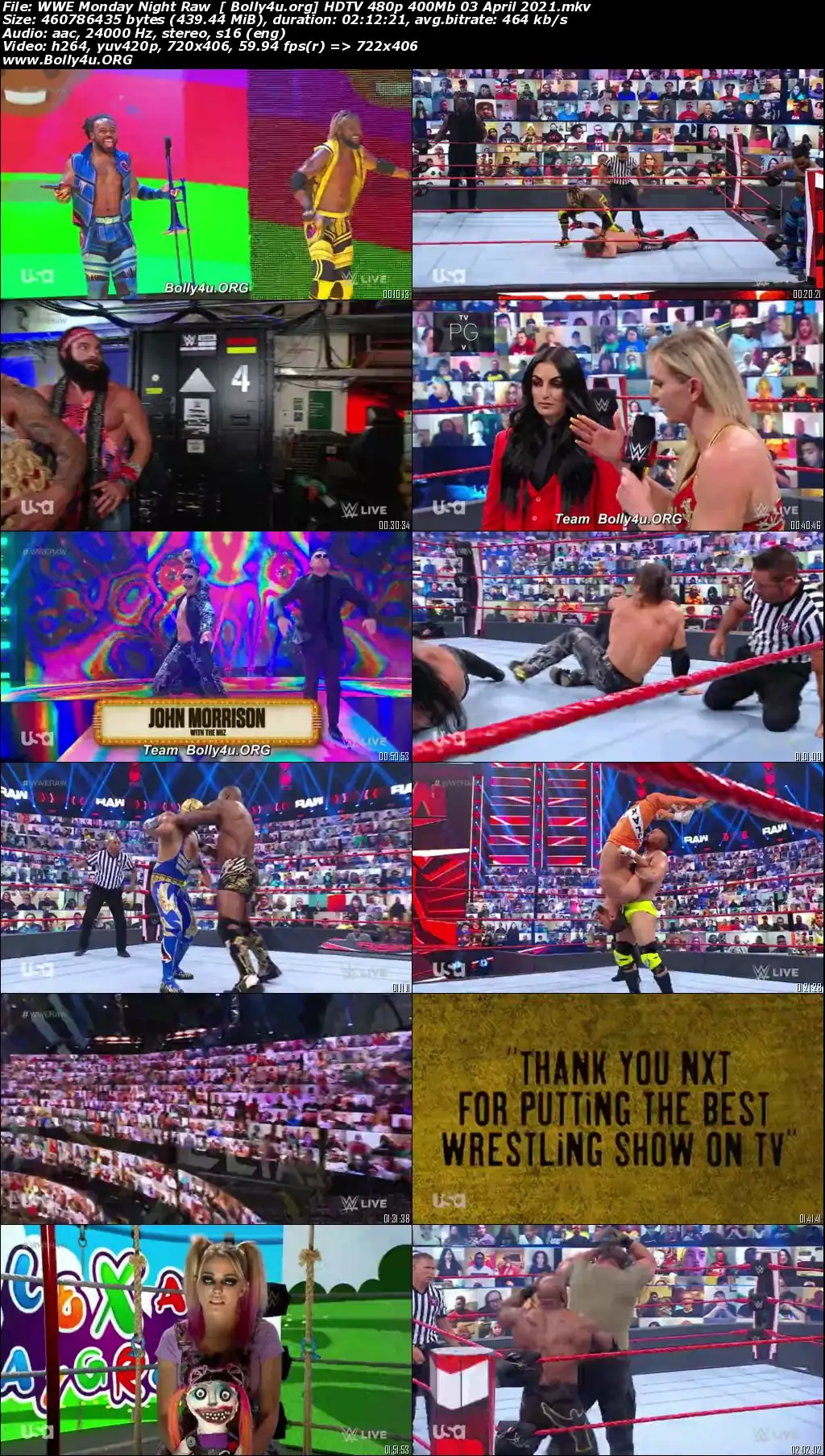 WWE Monday Night Raw HDTV 480p 400Mb 03 April 2021 Download WWE Monday Night Raw HDTV 480p 400Mb 03 April 2021 Download