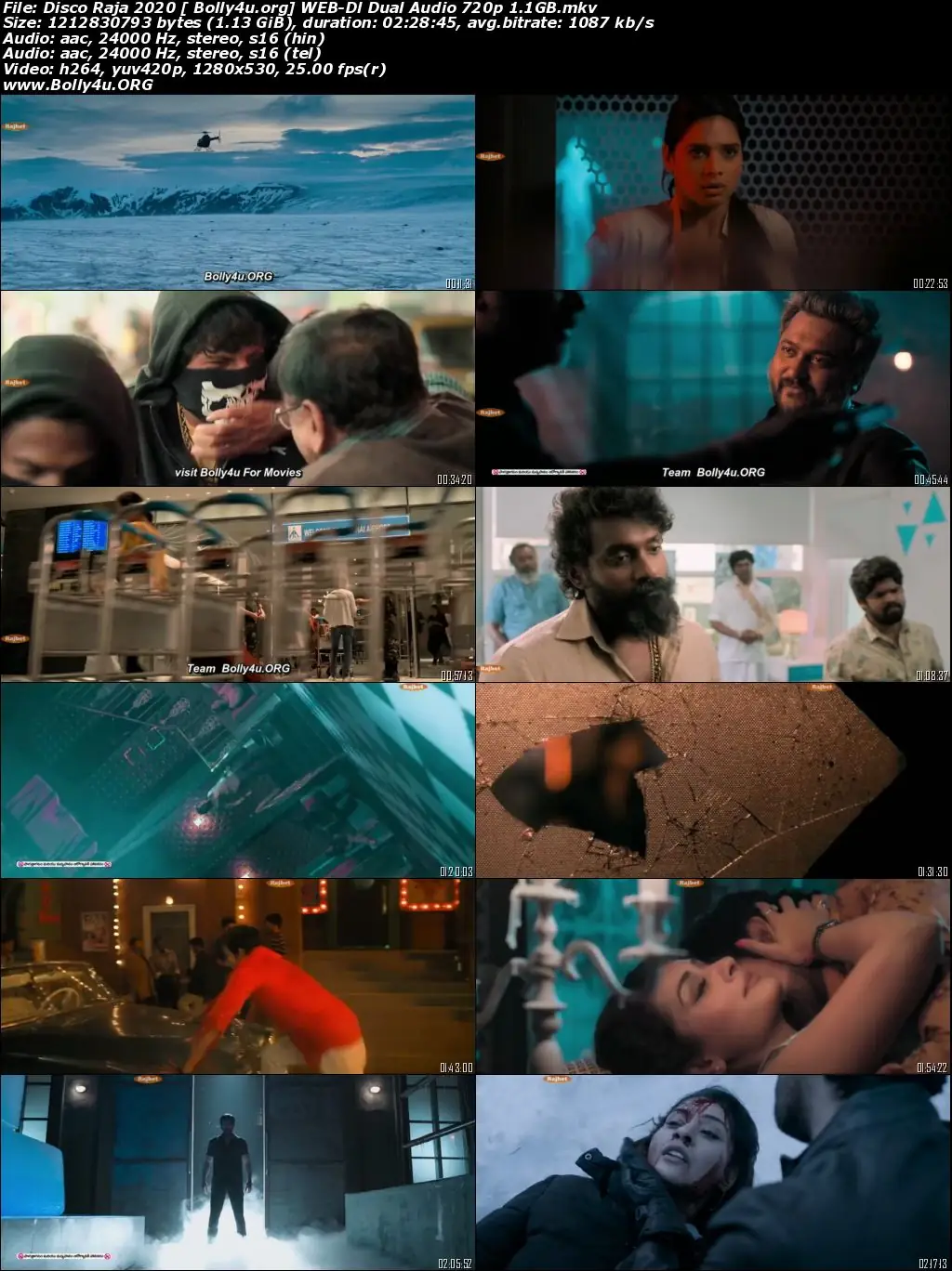 Disco Raja 2020 WEB-DL 1.1GB Proper Hindi Dual Audio 720p Download