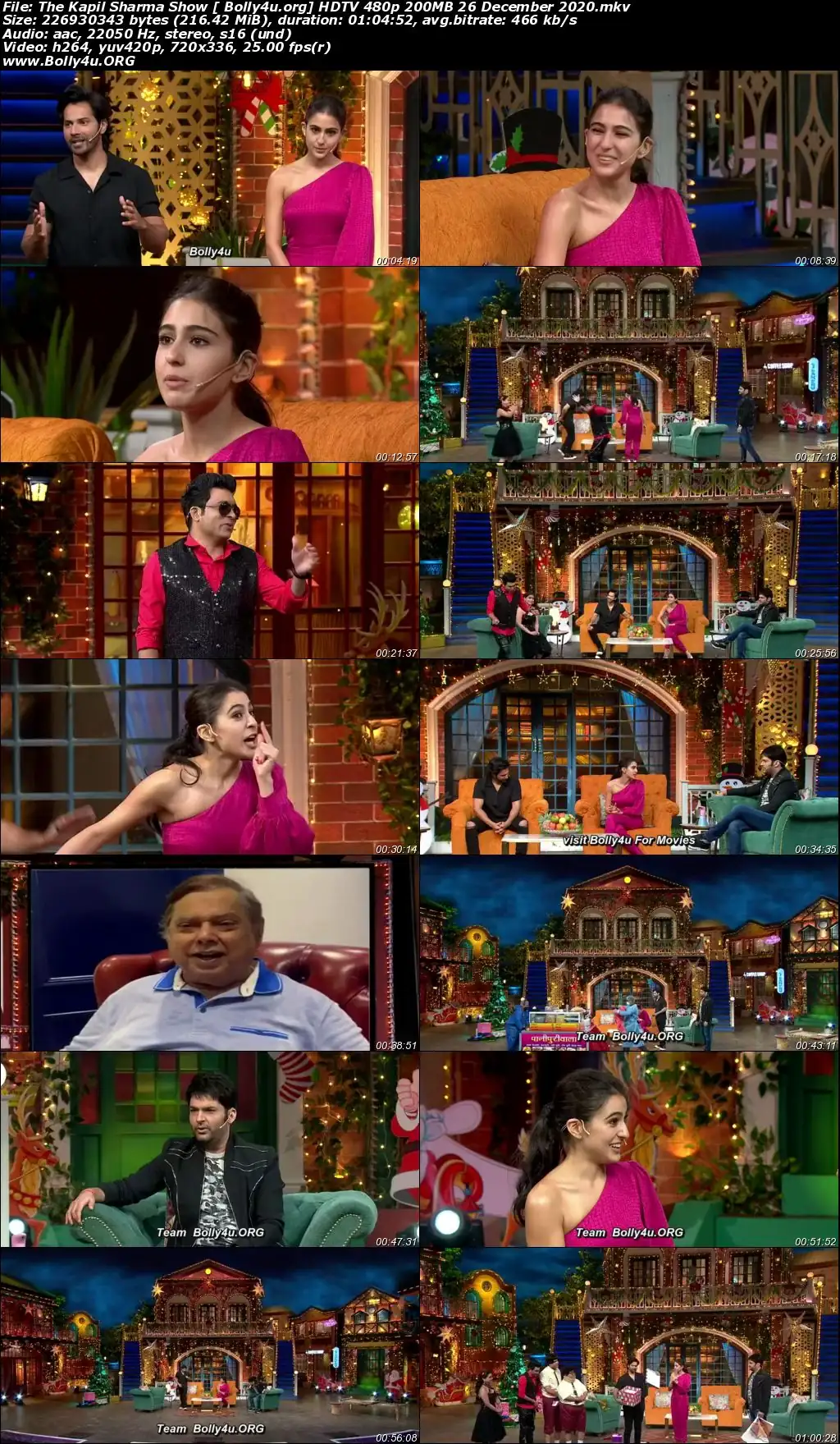 The Kapil Sharma Show HDTV 480p 200MB 26 December 2020 Download