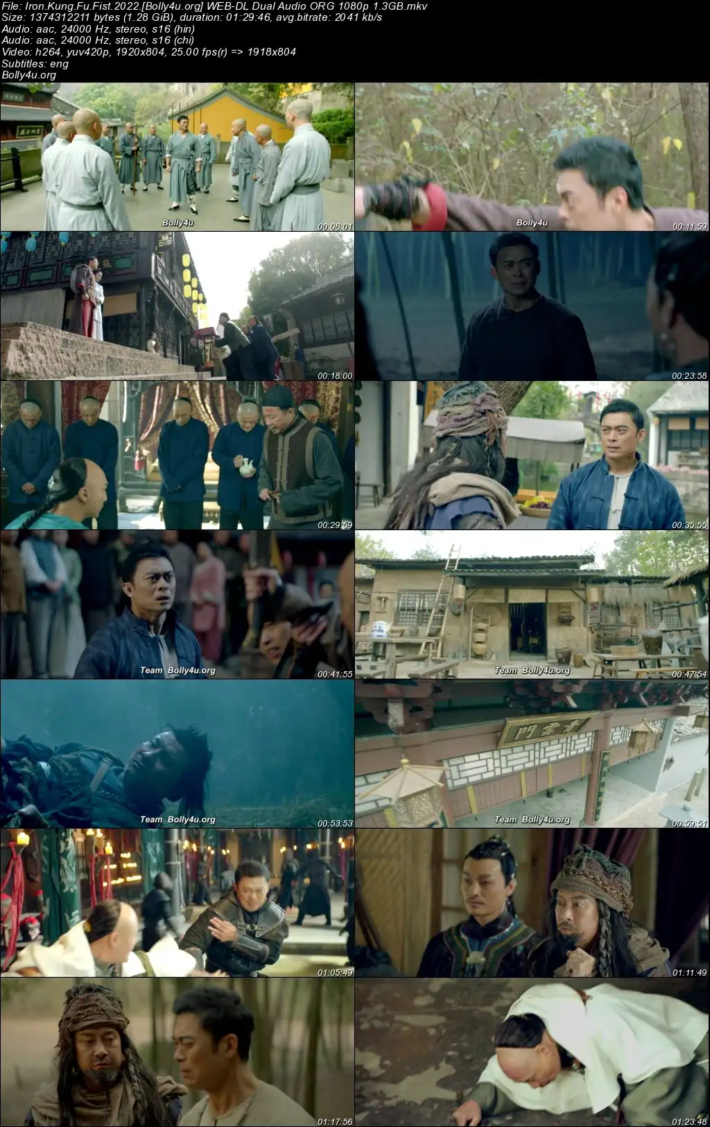 Iron Kung Fu Fist 2022 WEB-DL Hindi Dual Audio ORG Full Movie Download 1080p  720p  480p