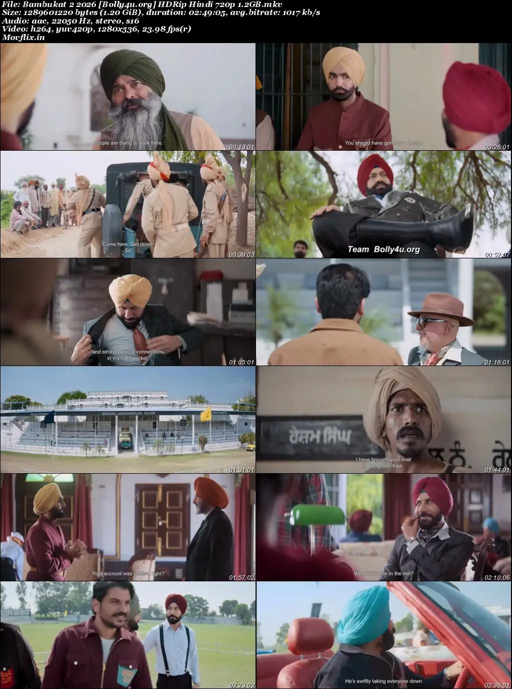 Bambukat 2 2026 HDRip Punjabi Full Movie Download 720p  480p