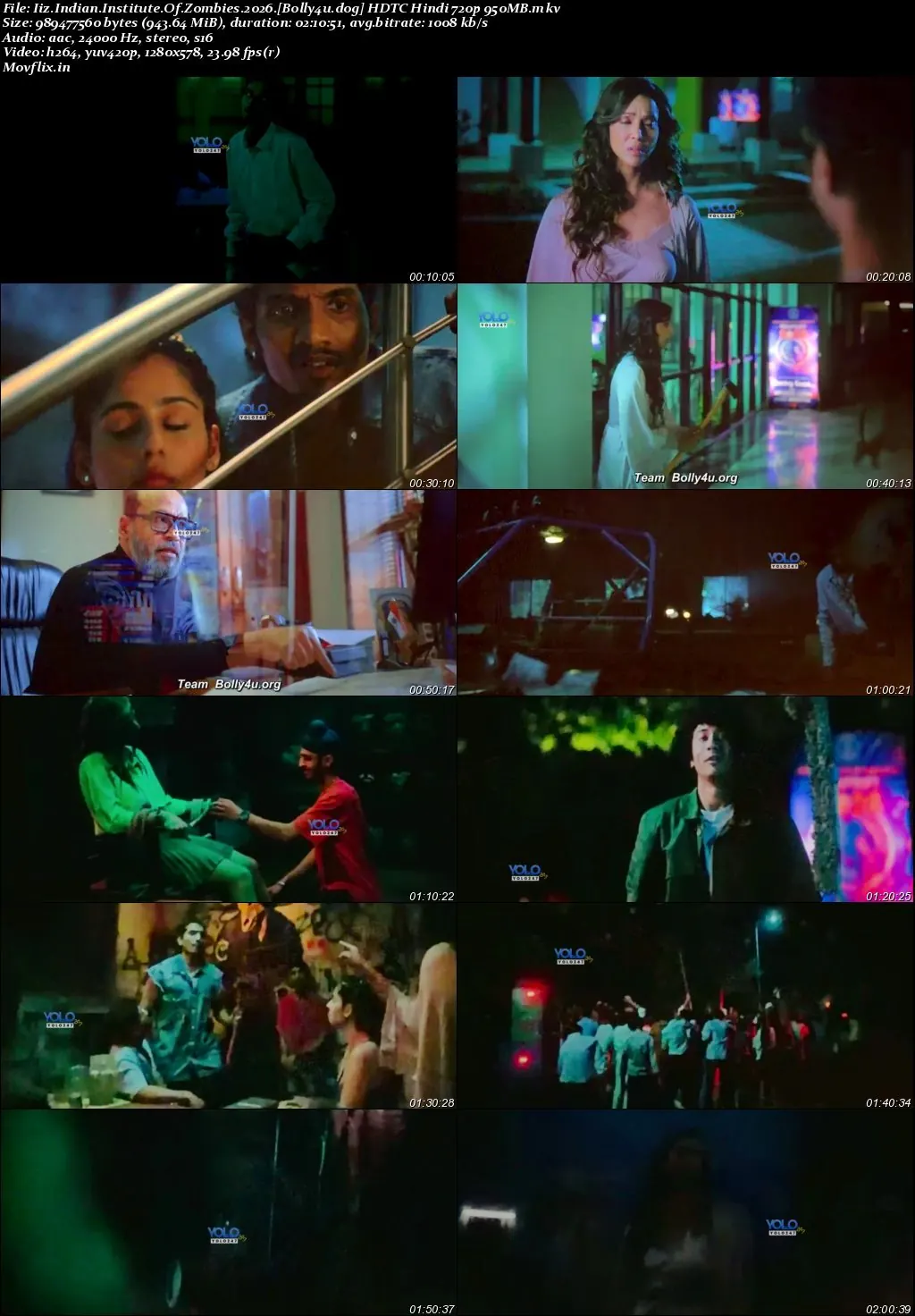 IIZ Indian Institute Of Zombies 2026 HDCAM Hindi Full Movie Download 1080p  720p  480p