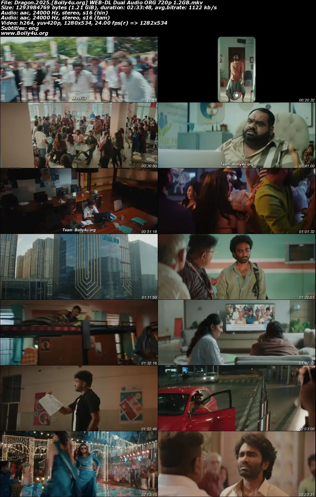 Dragon 2025 WEB-DL UNCUT Hindi Dual Audio ORG Full Movie Download 1080p  720p  480p