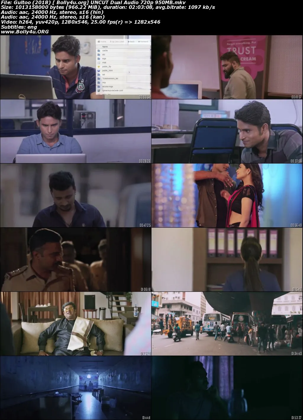 Gultoo 2018 WEB-DL 950MB UNCUT Hindi Dual Audio 720p Download