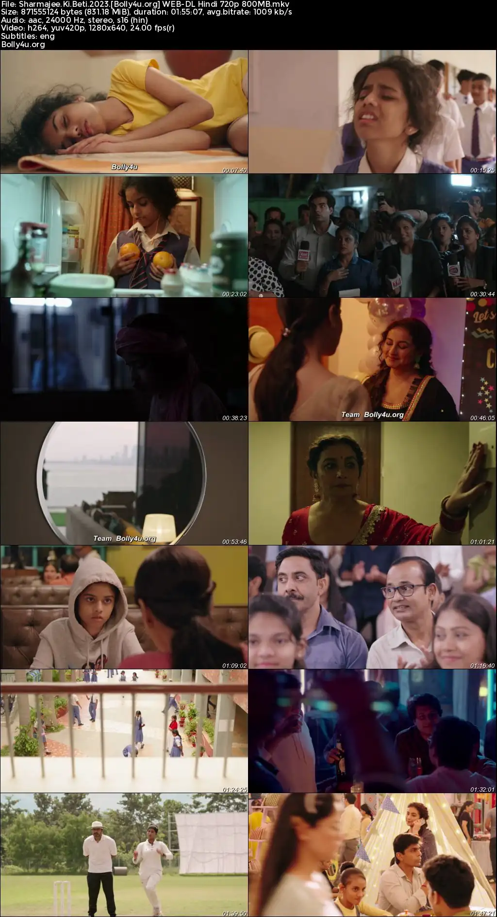 Sharmajee Ki Beti 2023 WEB-DL Hindi Full Movie Download 1080p  720p  480p