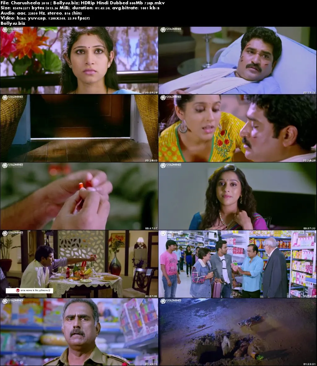 Charusheela 2018 HDRip 800MB Hindi Dubbed 720p Download