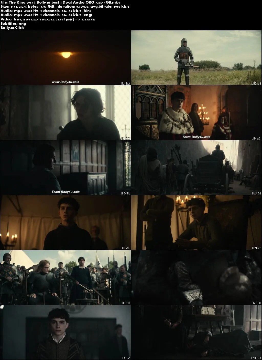 The King 2019 BluRay 400MB Hindi Dual Audio ORG 480p Download