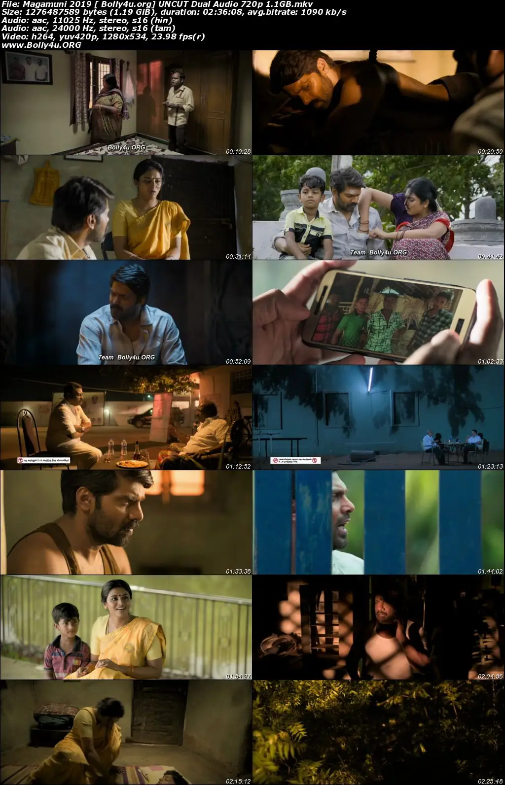 Magamuni 2019 HDRip 1.1GB UNCUT Hindi Dual Audio 720p Download