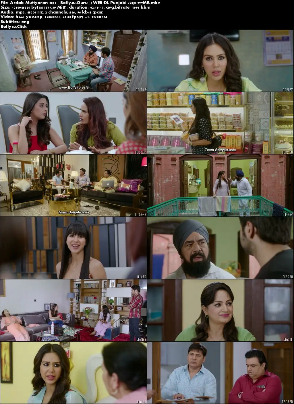 Ardab Mutiyaran 2019 WEB-DL 400Mb Punjabi 480p ESub download