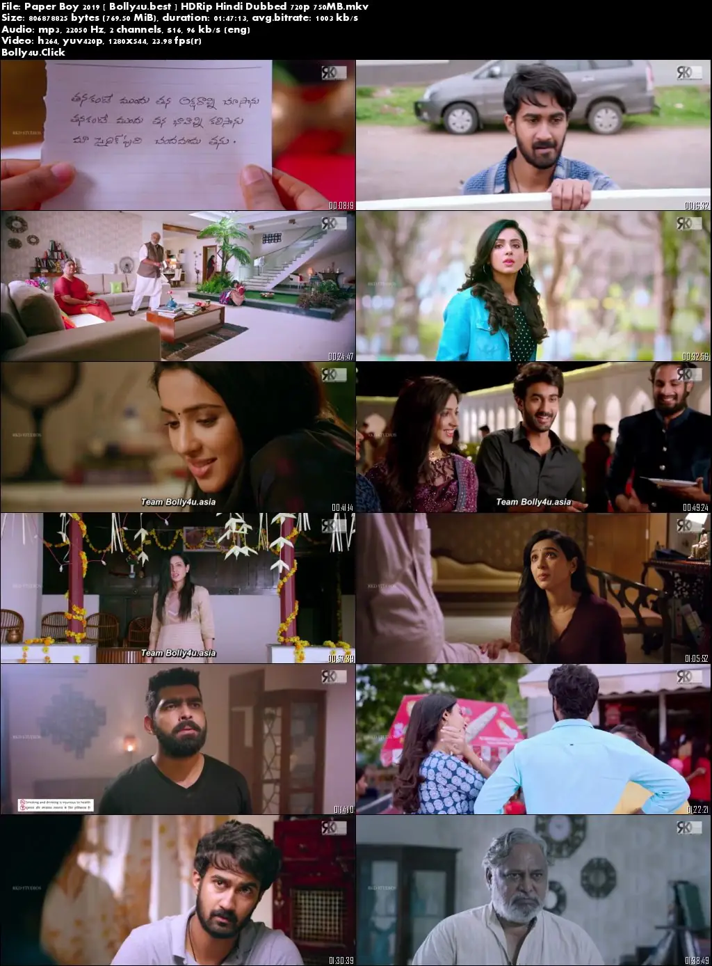 Paper Boy 2019 HDRip 750Mb Hindi Dubbed 720p Download