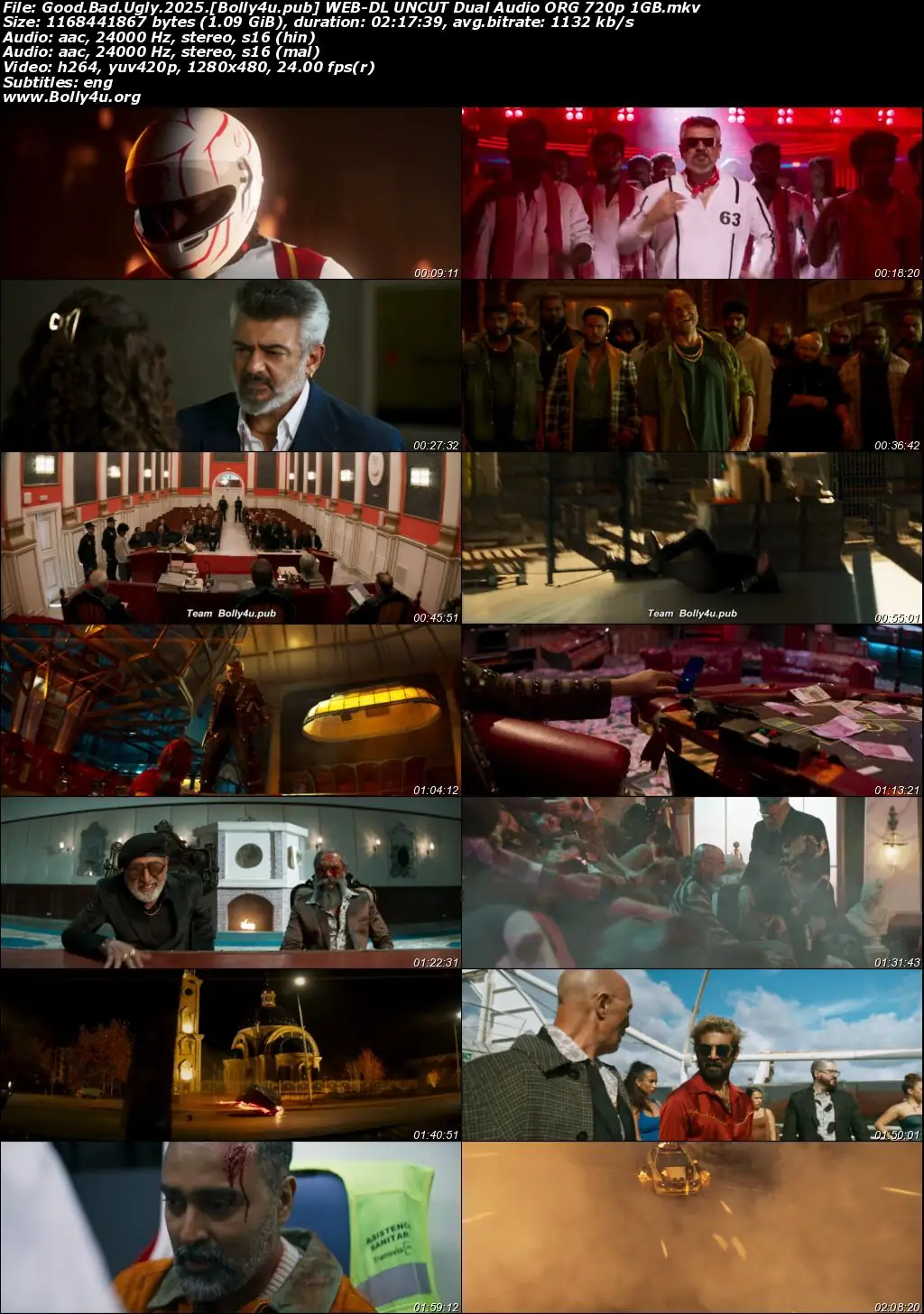 Good Bad Ugly 2025 WEB-DL UNCUT Hindi Dual Audio ORG Full Movie Download 1080p  720p  480p