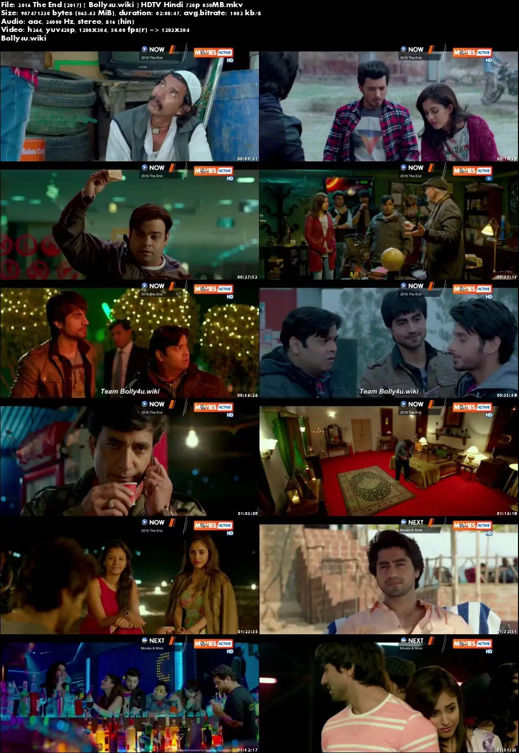 2016 The End 2017 HDTV 350MB Full Hindi Movie Download 480p