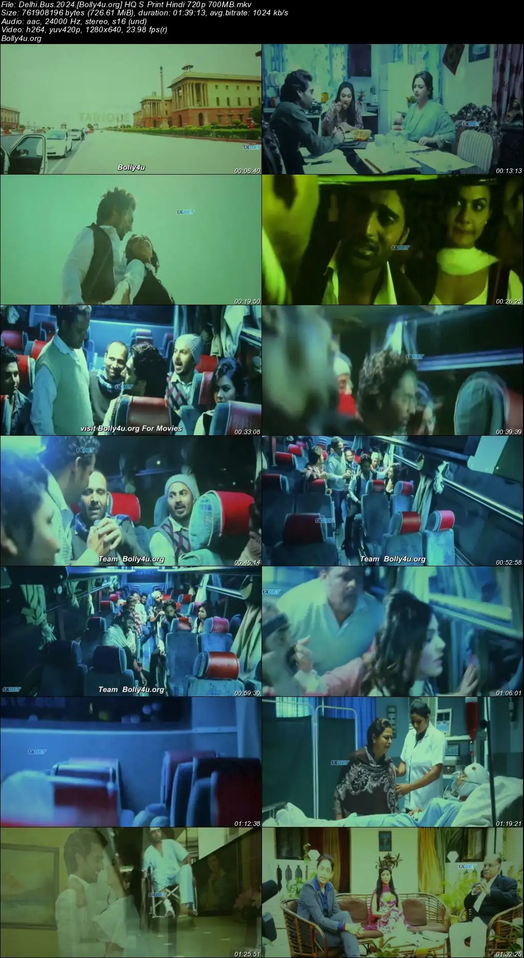 Delhi Bus 2024 HQ S Print Hindi Full Movie Download 1080p  720p  480p