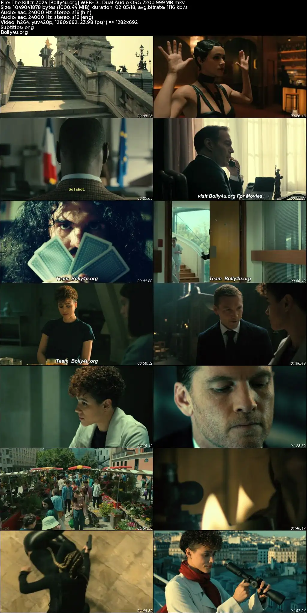 The Killer 2024 WEB-DL Hindi Dual Audio ORG Full Movie Download 1080p  720p  480p