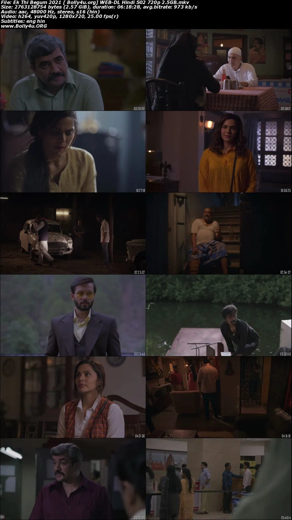 Ek Thi Begum 2021 WEB-DL 2.5GB Hindi S02 Download 720p