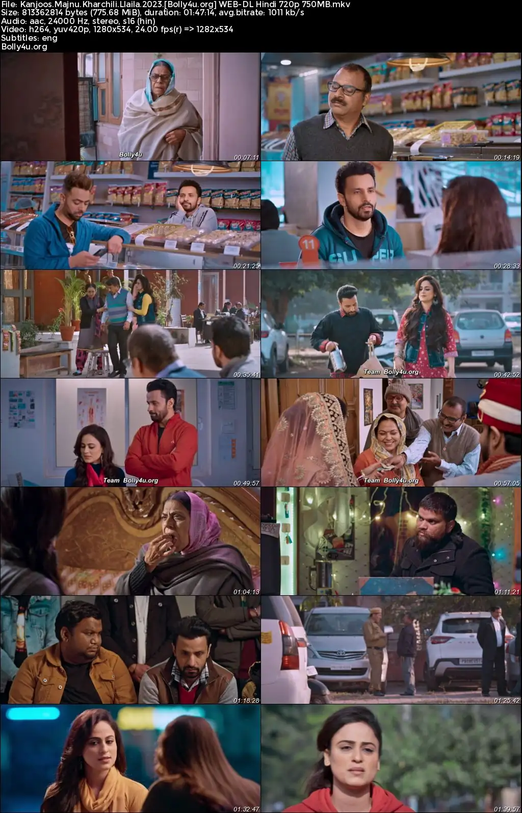 Kanjoos Majnu Kharchili Laila 2023 WEB-DL Hindi Full Movie Download 1080p  720p  480p