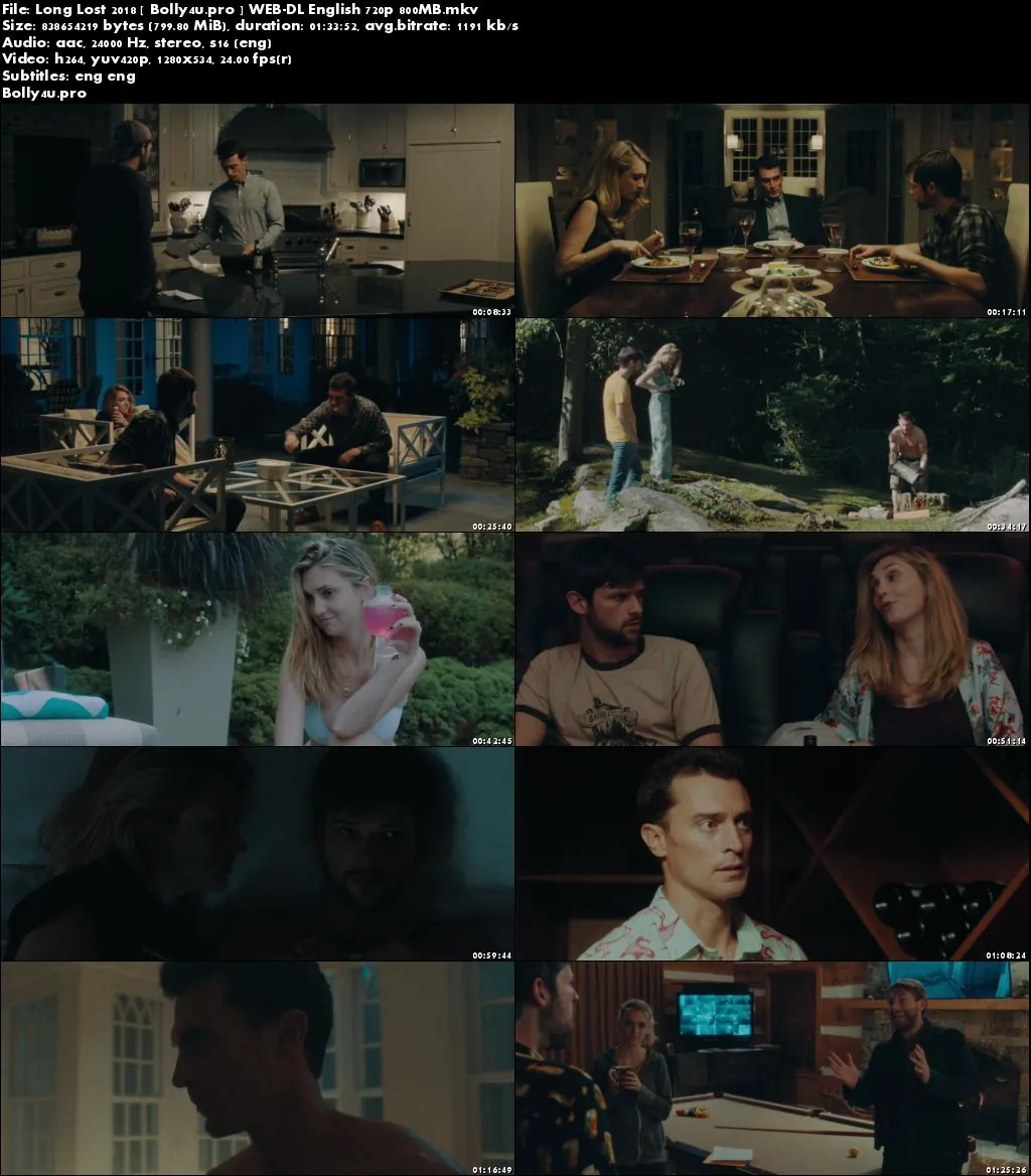 Long Lost 2018 WEB-DL 800Mb English 720p ESub Download Long Lost 2018 WEB-DL 800Mb English 720p ESub Download