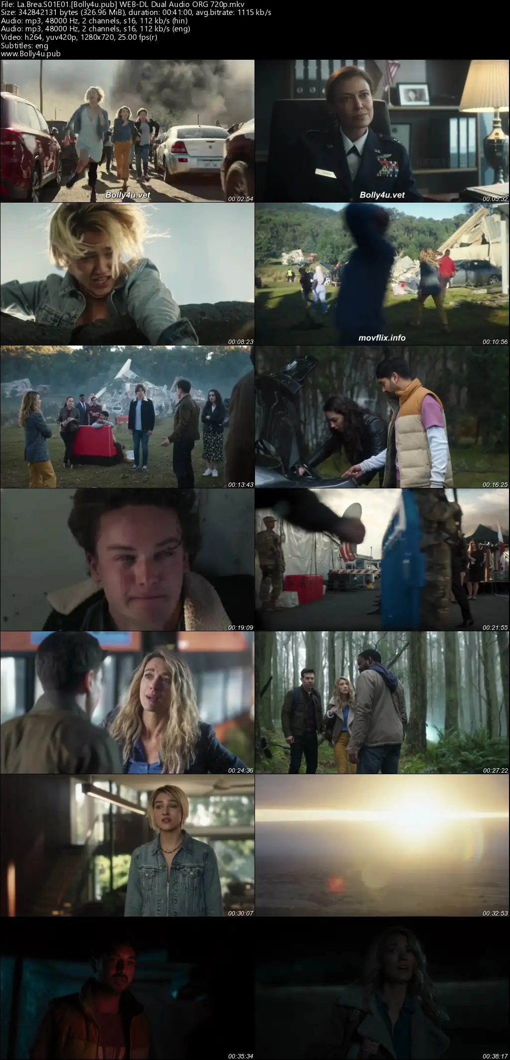 La Brea 2025 WEB-DL Hindi Dual Audio ORG S01 Complete Download 720p  480p