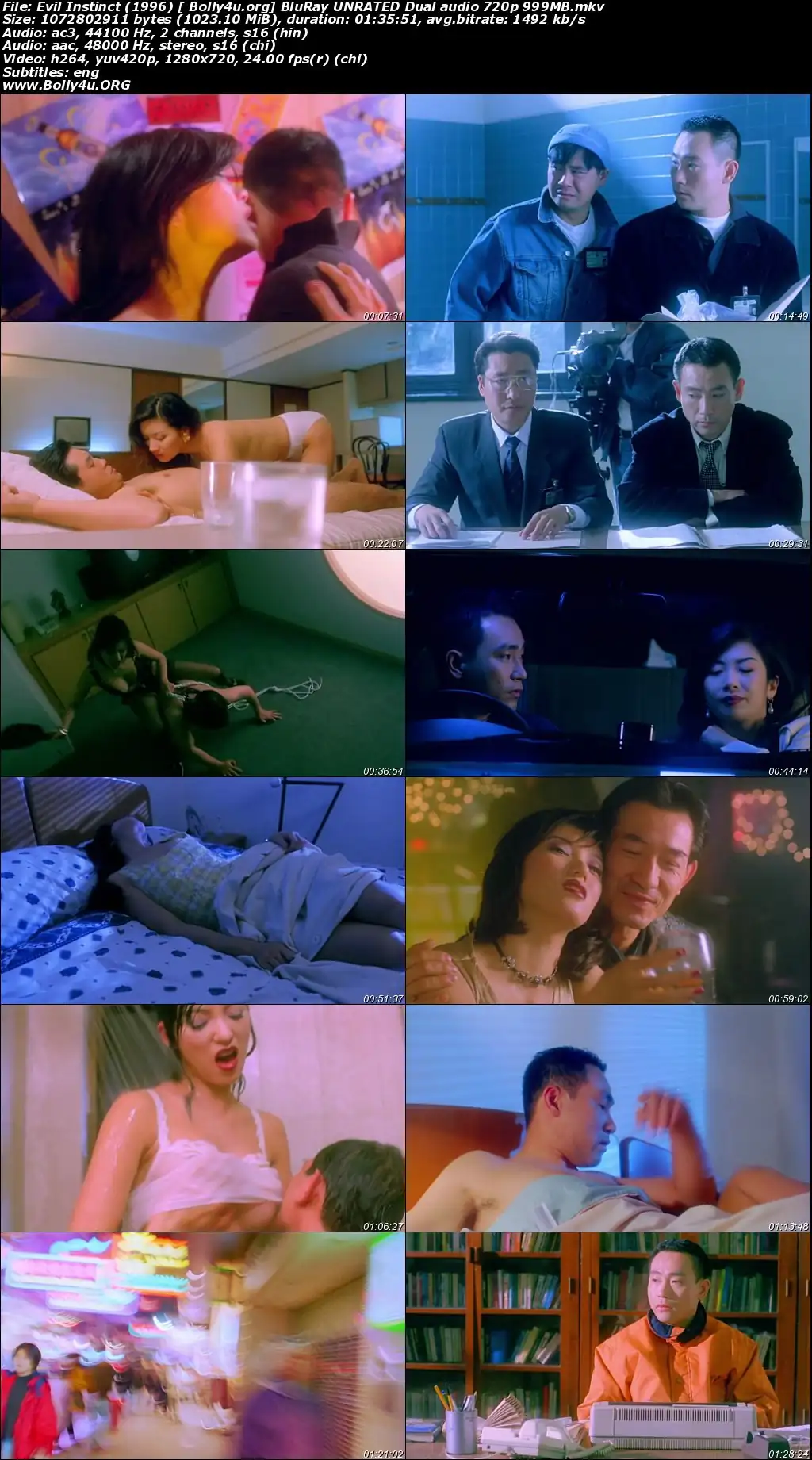  Evil Instinct 1996 BluRay 999Mb UNRATED Hindi Dual Audio 720p Download