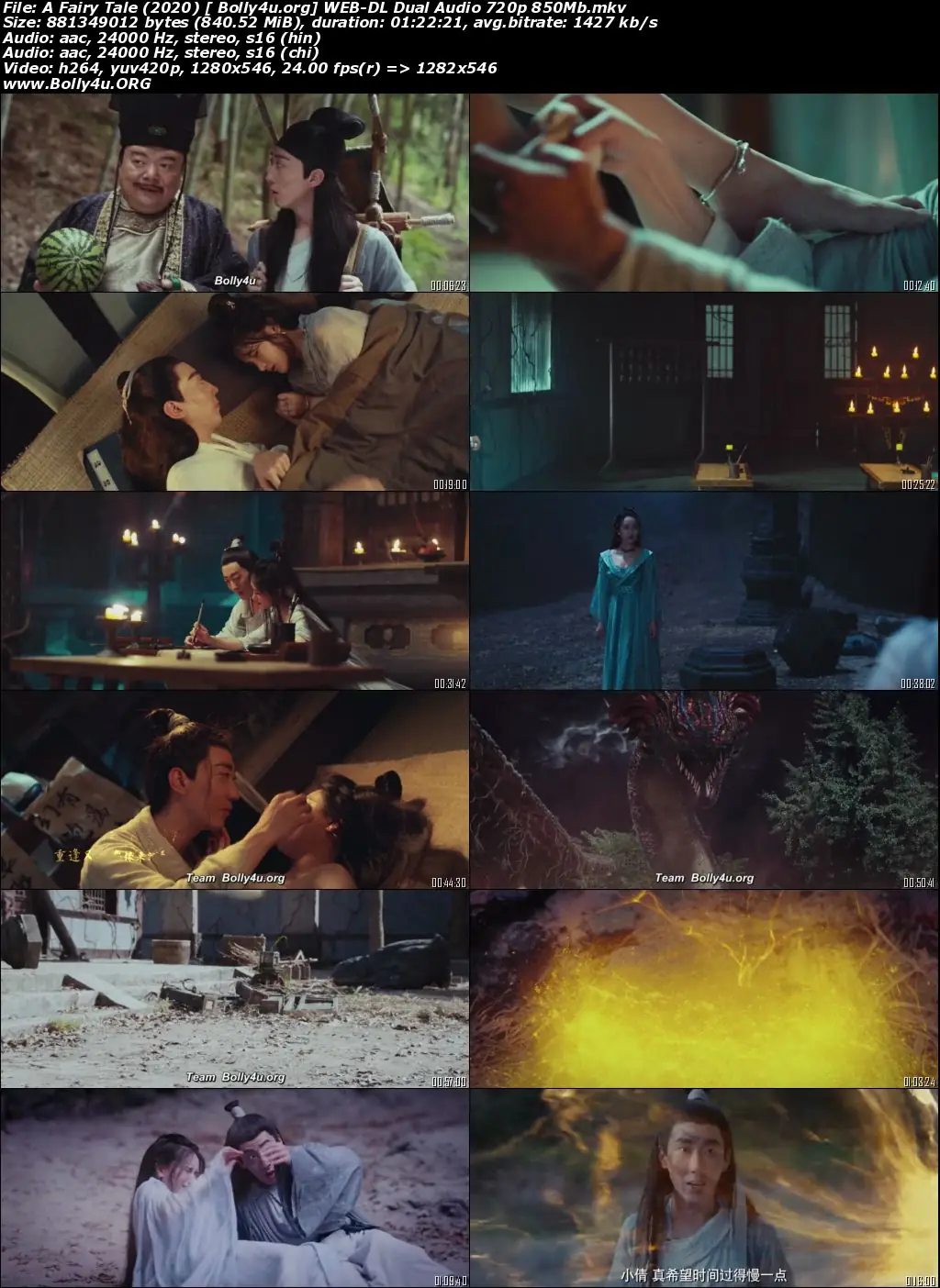 A Fairy Tale 2020 WEB-DL Hindi Dual Audio 720p 480p Download
