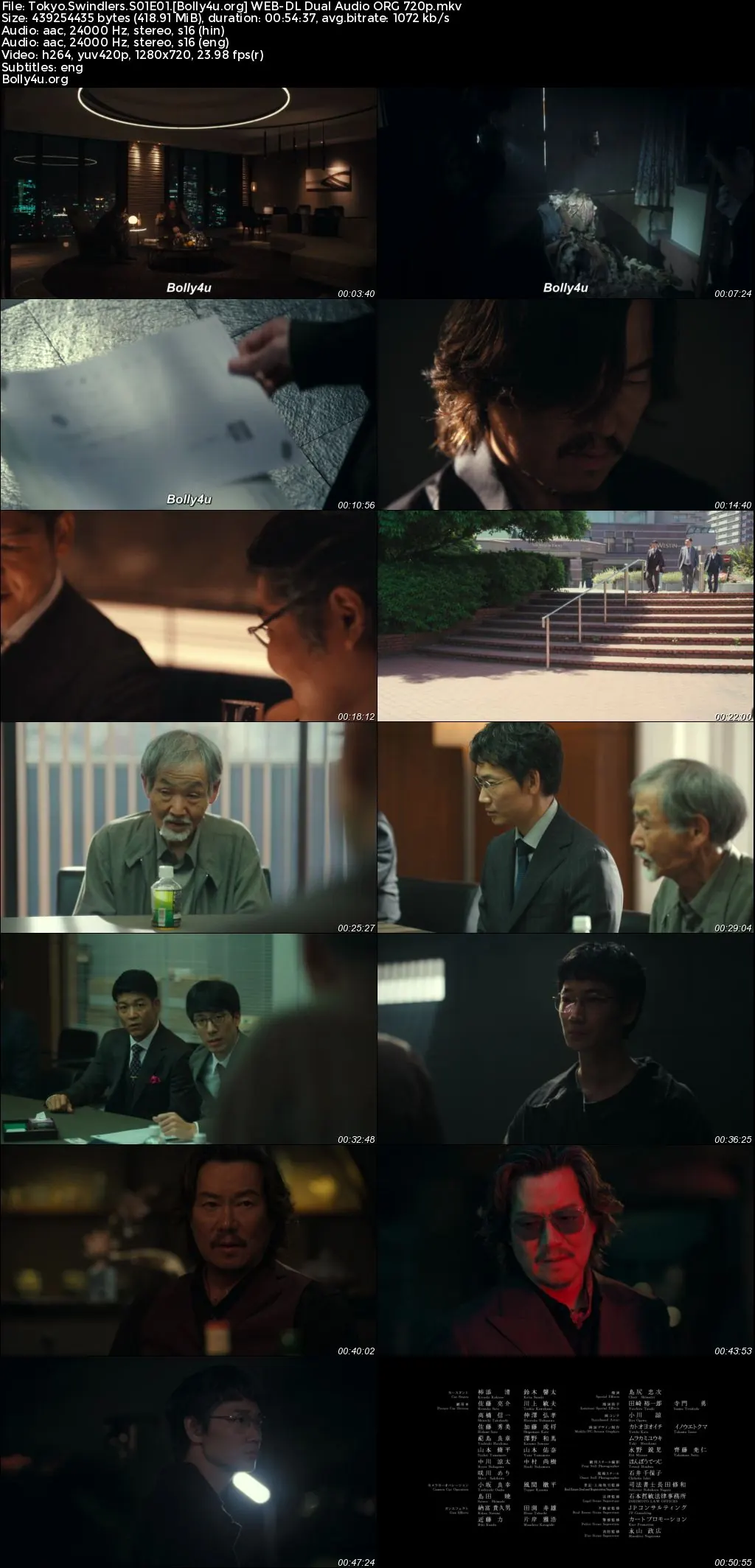Tokyo Swindlers 2024 WEB-DL Hindi Dual Audio ORG S01 Complete Download 720p  480p