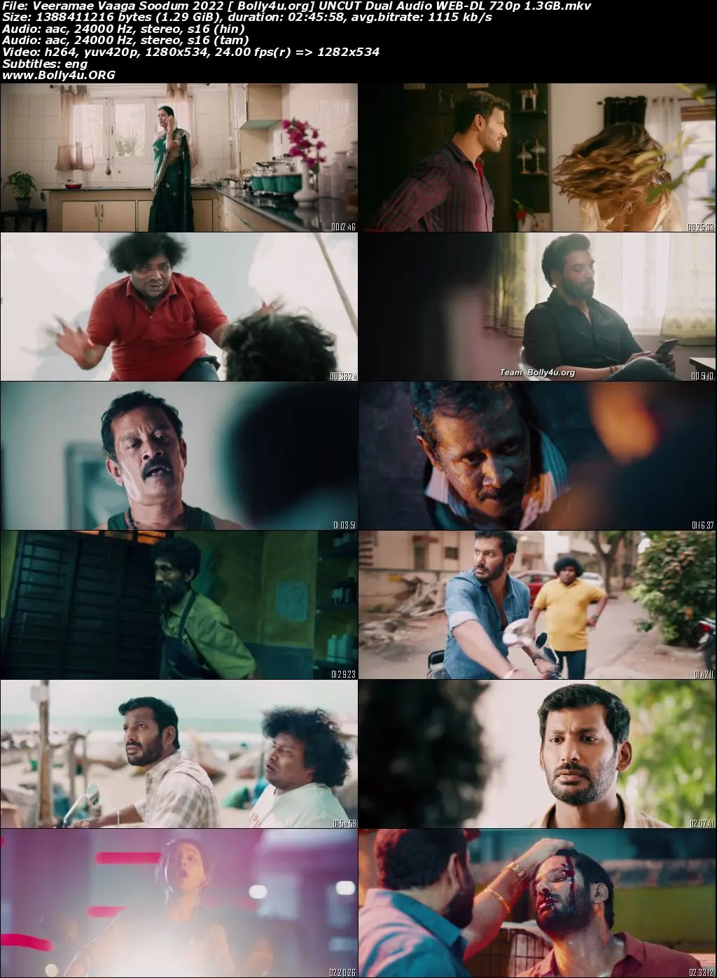 Veerame Vaagai Soodum 2022 WEB-DL Hindi Dual Audio ORG 720p 480p Download