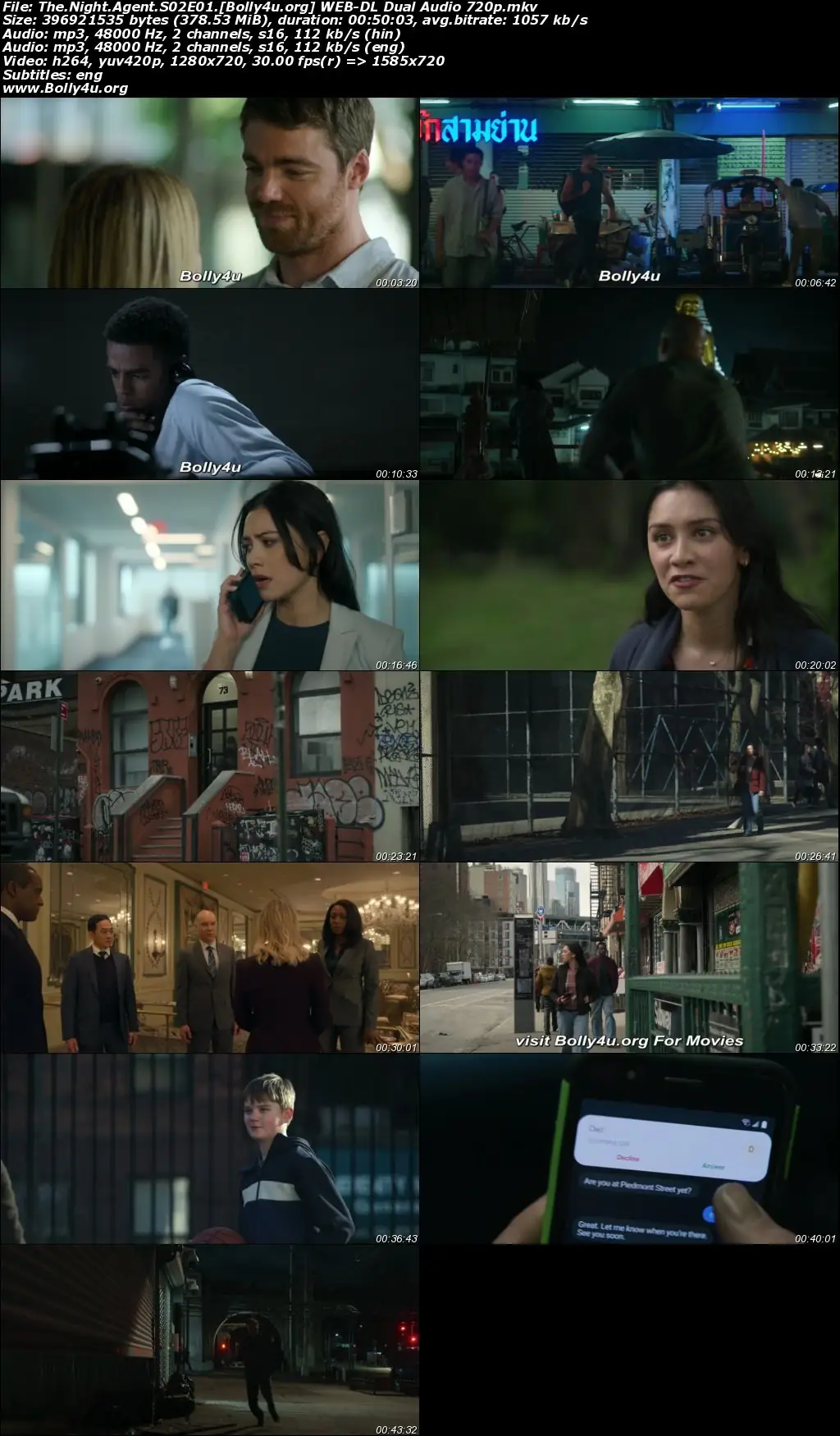 The Night Agent 2025 WEB-DL Hindi Dual Audio ORG S02 Complete Download 720p  480p