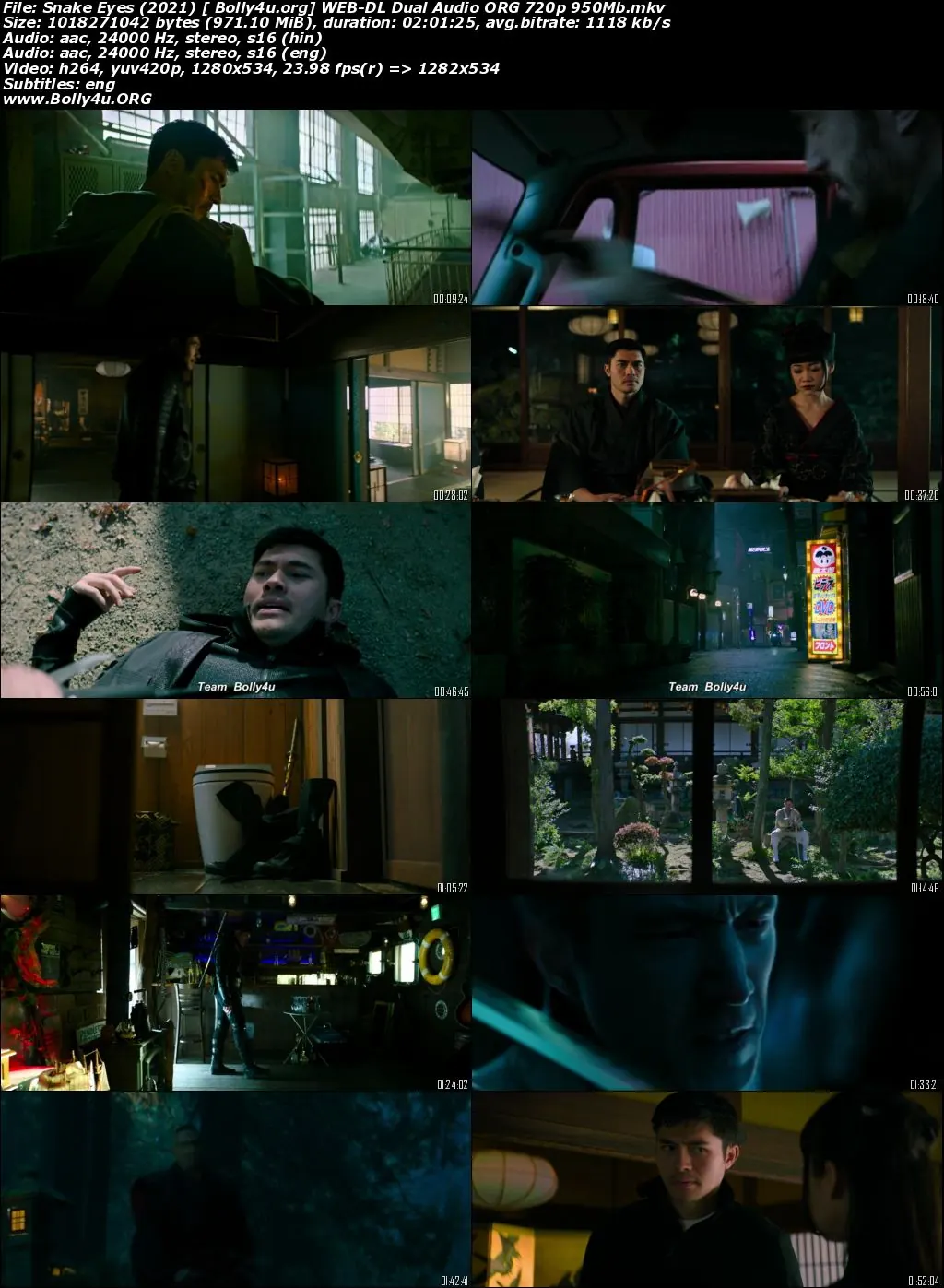 Snake Eyes 2021 WEB-DL 400Mb Hindi Dual Audio ORG 480p Download