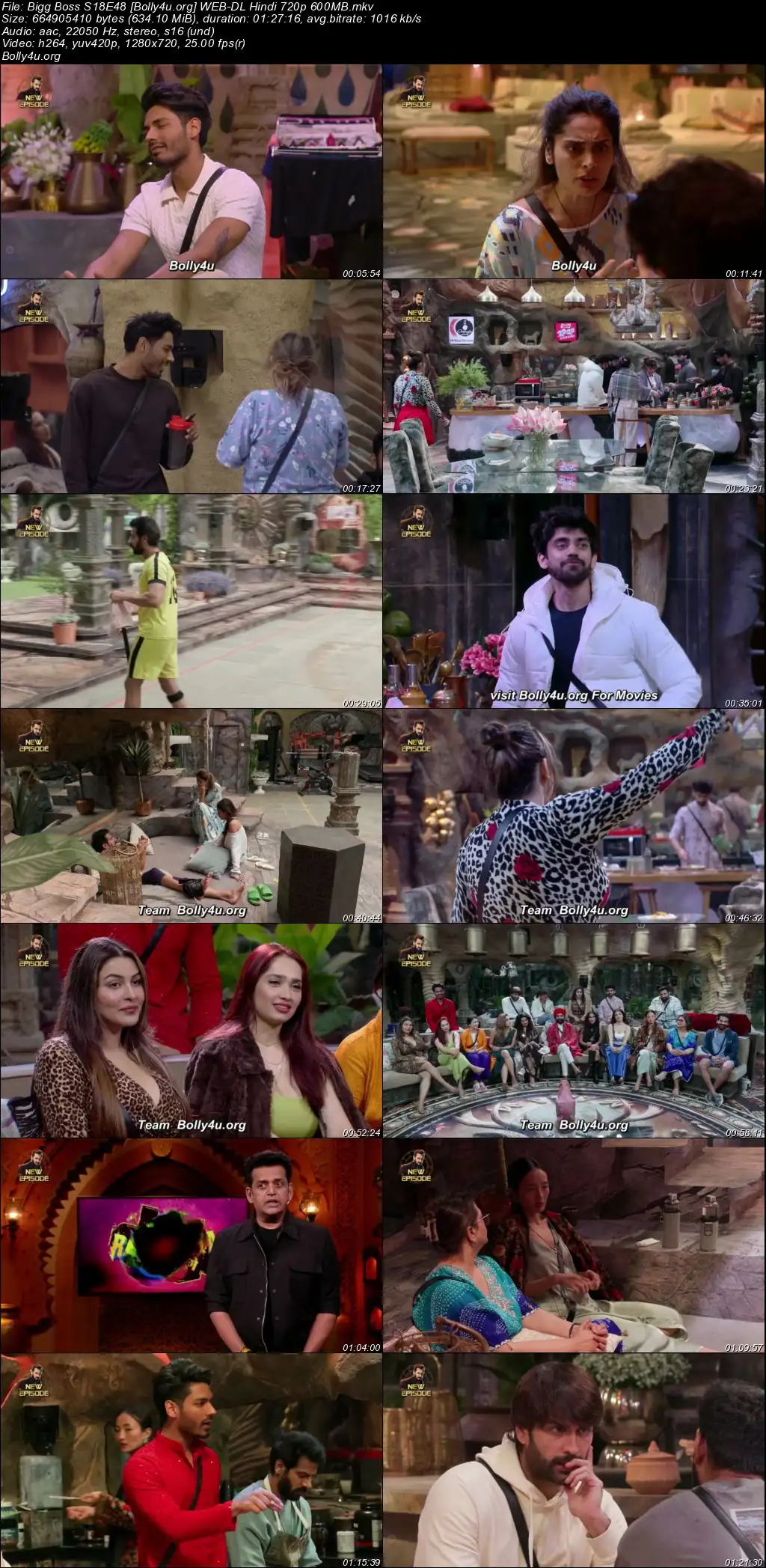 Bigg Boss 2024 WEB-DL Hindi S18E48 Download 720p  480p