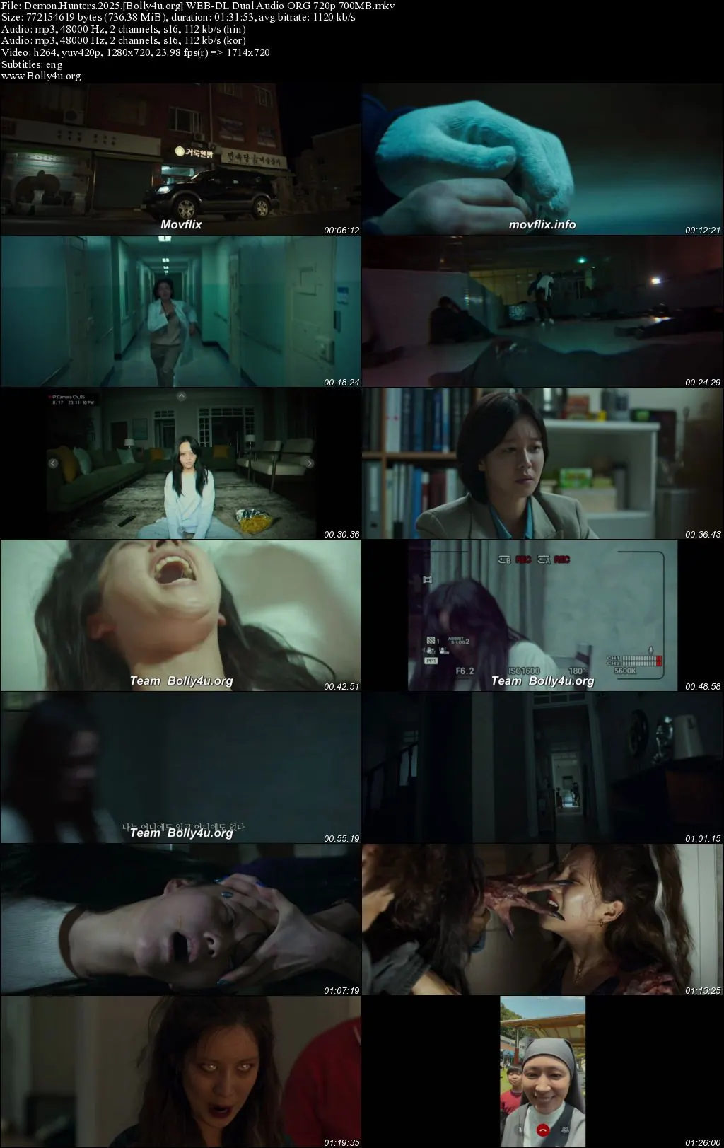Demon Hunters 2025 WEB-DL Hindi Dual Audio ORG Full Movie Download 1080p  720p  480p
