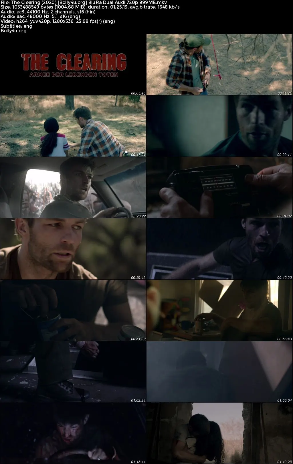 The Clearing 2020 BluRay Hindi Dual Audio Full Movie Download 720p  480p