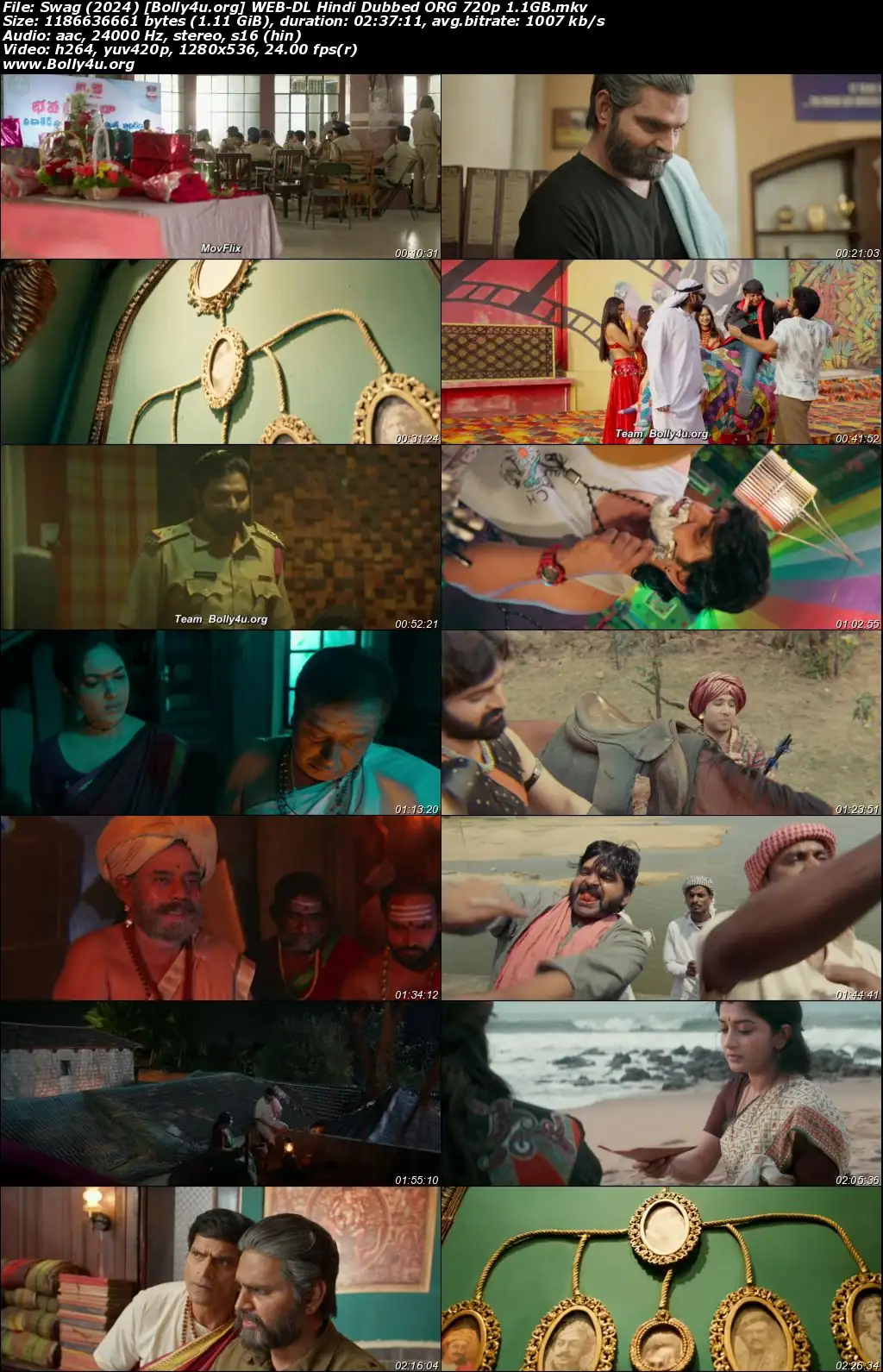 Swag 2024 WEB-DL Hindi Dubbed ORG Full Movie Download 1080p  720p  480p